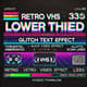 Retro VHS Lower Third - Glitch Text Effect - Vintage Motion Graphics for Dynamic Video Titles and Broadcast Use 2025-2026 5