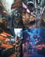 Futuristic Market with Android Vendors - Concept Art - Immersive Sci-Fi Robotics Scene for Creators and Visual Storytellers 4