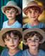 Realistic Portrait of a Young Boy with a Hat - Natural Look Ethereal Portrait Art for Timeless Personal and Professional Use 4