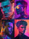 Tech-Inspired Contemporary Male Portrait - Modern Digital Portrait Art for Creative Projects and Brand Expression 1
