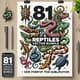 81 Reptiles Vector Bundle - Detailed Sublimation-Ready Animal Illustrations for Designers and Crafters 1