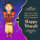 Diwali Greetings Poster - Festive Light Celebration Design - Vibrant Festival Clipart for Event Promotions and Cultural Celebrations 3