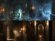 Blackveil Keep Torchlit Halls of Echoes - Digital Scary Environment Art for Immersive Horror and Game Design 4