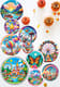 10+ Park Adventures Amusement Set - Vibrant Celebration Stickers for Festive Designs and Creative Projects 4