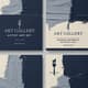 Art Gallery Artist Set - Business Card Template - Elegant Commercial Business Cards for Creative Professionals 4