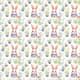 Bunny Kawaii Paradise Patterns - Playful Anime-Inspired Patterns for Creative Printables and Design Projects 3