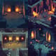 Dungeon Scene with Flickering Torches - Retro Pixel Art Ambience for Game Developers and Digital Creators 3
