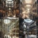 The Infinite Archive - Celestial Library Concept Art - Immersive Architectural Vision for Creatives and Storytellers 4
