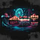AI Dark Trap Ghost Town Carnival - Cinematic Urban AI Trap Beats for Hip-Hop Creators and Music Producers 4