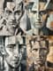 Monochrome Cubist Portrait of a Man V2 - Striking Cubist Monochrome Portrait Art for Modern Decor and Creative Spaces 4
