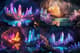 Prism Hollow - Chromatic Crystal Grotto - Fantasy Environment Art for Immersive Worldbuilding and Visual Storytelling 3