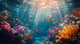 Vibrant Coral Reef - Luminous Tropical Landscape Art for Inspiring Spaces and Creative Projects 6