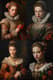 Renaissance Noblewoman Portrait Art - Timeless Canvas Legacy Painting for Classic Collectors and Fine Art Enthusiasts 4