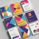 Colorful Business Stationery Set - Vibrant Business Card Template for Professional Branding and Commercial Use 5