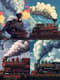 Steam-Powered Locomotive Pixel Art - Retro Pixel Art Vehicles for Game Developers and Digital Creators 4