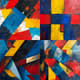 Hard Edge Sharp Contrast Blocks - Bold Abstract Art for Modern Creative Spaces and Designers 4