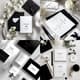 Monochrome Modern Wedding Suite - Stylish Minimalist Invitation & Engagement Cards for Elegant Celebrations 1