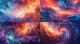Nimbus Flow - Chromatic Skyscape - Abstract Digital Environment Art for Immersive Visual Projects and Creative Design 5