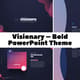 Visionary Bold PowerPoint Theme - Dynamic Corporate Presentation Slides for Business Leaders and Professionals 3