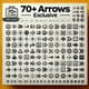 70+ Arrows Icons Exclusive - Sleek Vector Arrow Icon Set for Designers and UI Projects 3