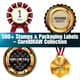 500+ Premium Stamp & Label Designs CDR Bundle - Professional Commercial Label Templates for Packaging & Branding 1