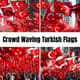 Crowd Waving Turkish Flags - Cinematic Urban Stock Video for Filmmakers and Creative Projects 4
