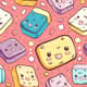 50 Kawaii Dessert Dream Patterns - Playful Anime-Inspired Patterns for Creative Designers and Crafters 3