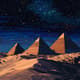 Mystical Desert Pixel Scene with Pyramids - Vibrant Pixel Art Landscapes for Creative Projects and Game Design 6