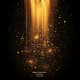 Golden Particle Rain - Vertical Shower Effects Collection - Cinematic Motion Graphics for Dynamic Video Enhancements 4