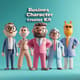 Business Character Creator Kit - Versatile 3D Template for Professional Branding and Marketing Visuals 4