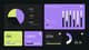 KPI Dashboard Advanced Black Purple Infographics - Sleek Infographic Templates for Business Analytics and Data Visualization 4