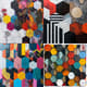 Geometric Abstract Contrasting Hexagons - Bold Geometric Abstract Art for Contemporary Creative Projects 4