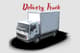 Cargo Delivery Truck Render - High-Quality 3D Model for Logistics and Transport Visualizations 3