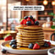 Pancake Promo Design - Food Social Media Post Template - Engaging Facebook Ads for Food Brands & Influencers 2025-2026 5