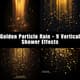 Golden Particle Rain - Vertical Shower Effects Collection - Cinematic Motion Graphics for Dynamic Video Enhancements 1