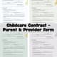 Childcare Contract Parent & Provider Form - Professional Business Agreement Template for Clear Childcare Arrangements 3