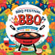 BBQ Festival Poster Template - Outdoor Cookout Celebration Design - Customizable Marketing Flyer for Events & Promotions 2025-2026 5