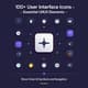 100+ User Interface Icons - Essential UIUX Elements for Modern Digital Design and Intuitive Navigation 5