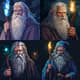 Wise Old Wizard Pixel Portrait - Detailed Pixel Art Character for Games and Digital Storytelling 5
