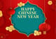 Red Blue Happy Chinese New Year Greeting - Festive Holiday Card Design for Seasonal Celebrations and Warm Wishes 1