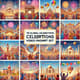 10 Global Celebrations Video Prompt Set - Cinematic AI Video Prompts for Engaging Worldwide Festivity Content 1