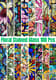 100 Jewel-Tone Floral Glass Patterns - Vibrant Botanical Textures for Designers and Creative Projects 3