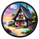 25+ Cozy Home Sticker Set - Charming Vinyl Nest Lab Castle, Home & Hut Stickers for Personal & Commercial Use 1