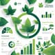 Environmental Chart Infographic Elements - Green Eco Data Templates for Impactful Environmental Reports and Presentations 4