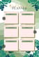 Aesthetic Work Flow Pink Green Schedule Tracker - Stylish Project Planning and Task Management for Professionals 3
