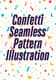 Confetti Explosion Manga Patterns - Playful Anime-Inspired Seamless Patterns for Creative Projects and Prints 3