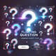Flying Question Mark Icon Loop - Animated Motion Graphic Elements for Creative Video Projects and Digital Content 1