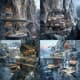Apex Forge Mountain Tech Sanctuary - Futuristic Architectural Concept Art for Visionary Designers and Creators 3