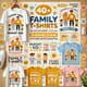 400+ Family T-Shirts - Matching Quote Collection - Trendy Casual Tees for Family Bonding and Everyday Wear 1