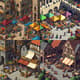 Bustling Medieval Market Pixel Art - Vibrant Isometric Pixel Art Scenes for Game Developers and Digital Creators 3